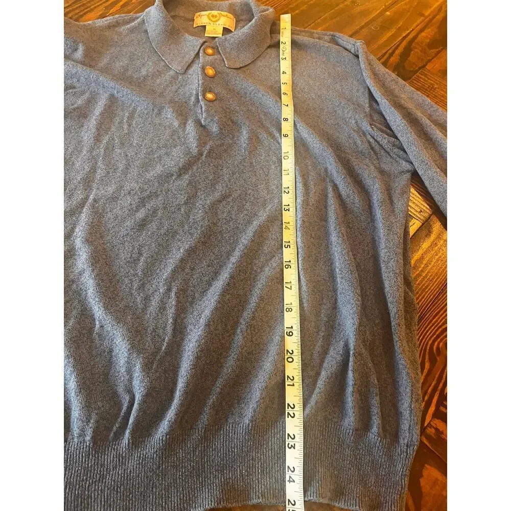 Byron Nelson Eleven Straight Pullover Sweater Men Medium Old Money Preppy Twee